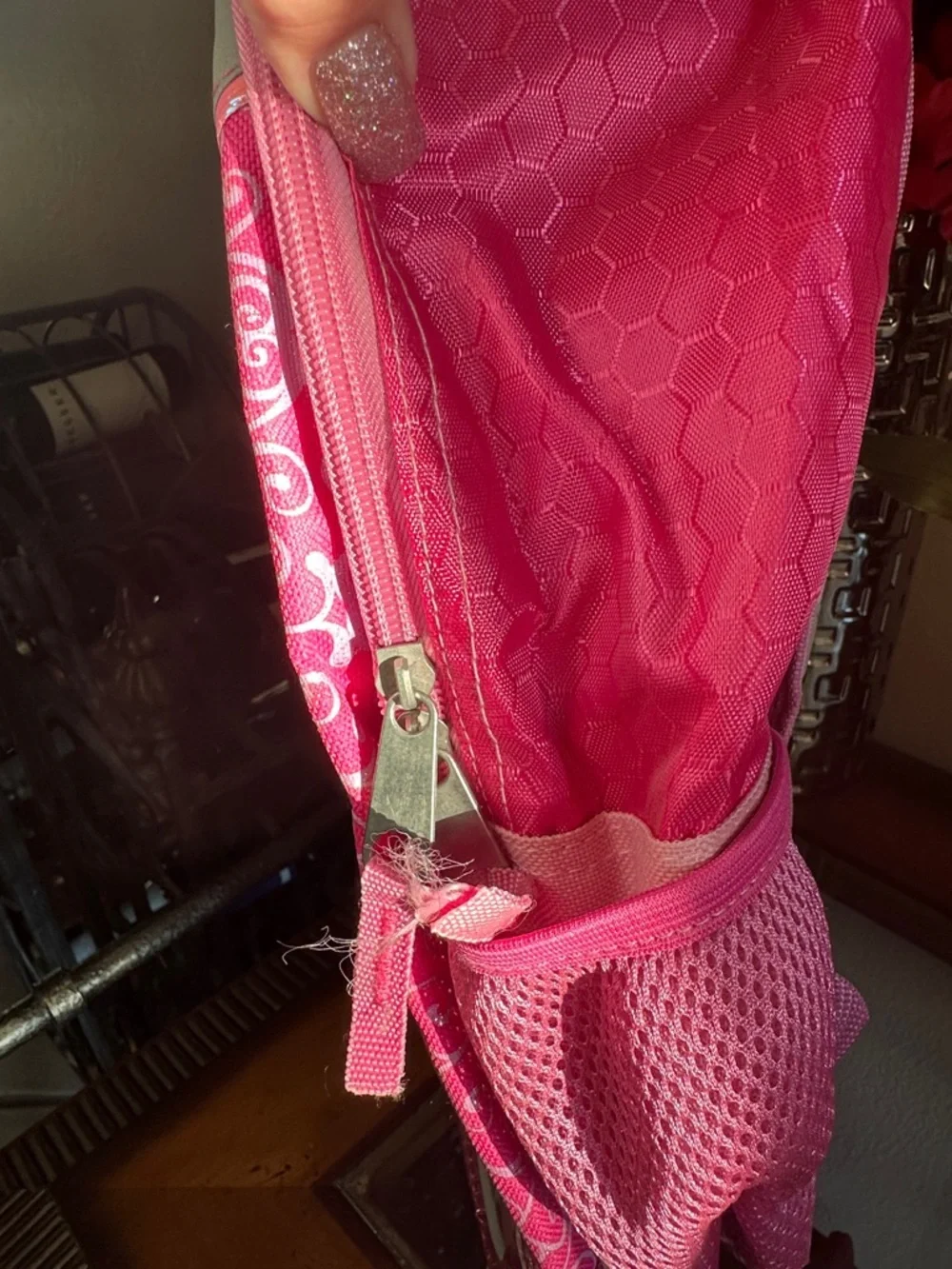 Disney Pink Princess Backpack with Multicolor Character Art - Picture 2 of 6